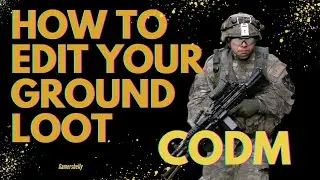 How to edit your ground loot. 