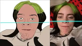 POP DRAWING MEME #89 | BILLIE EILISH  HAHAHA... | Ruby Fun