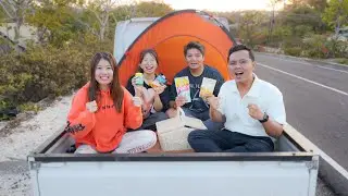 CAMPING DI ATAS MOBIL PICK UP!! KELILING KE PANTAI!!