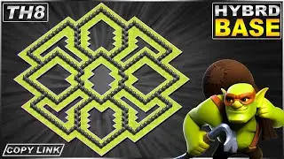 NEW TH8 Base 2020! COC Town Hall 8 (TH8) Hybrid Base - Clash of Clans