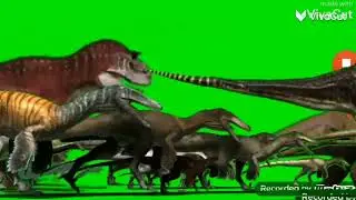 all dinosaur stampede green screen updated
