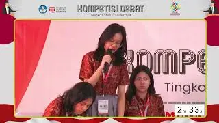 Kompetisi Debat Pemuda 2023 - SMA Labschool Kebayoran Jakarta Vs SMAK Penabur Kota Tangerang