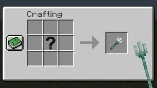 How to craft a TRIDENT in Minecraft