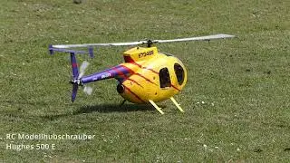 RC Scale Modellhubschrauber Hughes 500 E / Multicam clip