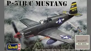 P-51B/C Mustang | TIMELAPSE | Full Build | Revell | Monogram | Scale Model Building|WWII|Airplane