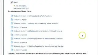 Math 10 Moodle Orientation Video