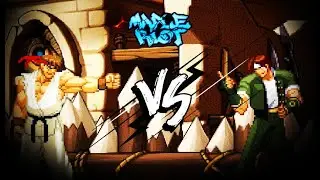 YoshNim vs Darker (Ryu vs Kyo) | Sprite Animation