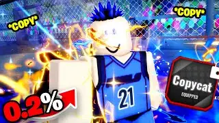 I LITERALLY CANT MISS.. with the COPYCAT Style in Basketball Zero (Roblox)
