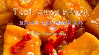 masak tahu asam pedas ala anak kos memakai panci listrik #pancilistrik #masakanakkos