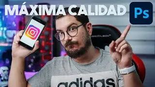 Como exportar fotos en PHOTOSHOP para INSTAGRAM | Máxima calidad | Tutorial Photoshop
