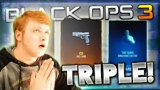 RARE TRIPLE SUPPLY DROP OPENING! EPIC & LEGENDARY GUN CAMO Supply Drop HUNT! BEST BO3 Drop Opening!