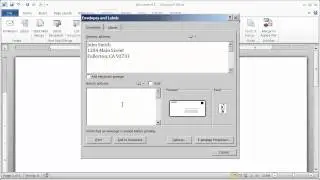 Printing Individual Envelopes In Word