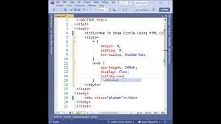 How To Draw Circle Using HTML CSS | Planet | WebDesign | WebProgramming | ThinhPham 