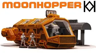 The Moonhopper Space Taxi | Print | Paint | Play