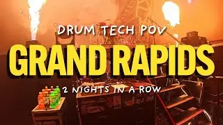BACK TO BACK DRUM TECH POV - VAN ANDEL ARENA