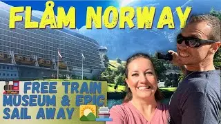 Anthem of the Seas Norwegian Cruise to Fläm | Amazing Fjord Sail Away 🚢 🌄