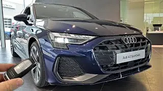 New Audi A3 Sportback S Line FACELIFT 2024 (35 TFSI) | Visual Review & Sound