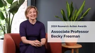 Research Action Awards 2024: Associate Professor Becky Freeman