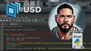 Export selection as USDA preserving Arnold data with a simple Python script