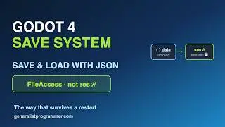 Godot 4 Save System (Save & Load with JSON)