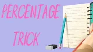 Percentage #Trick | Find #Percentage in this way When you have #Two-Zeroes in numbers #shorts#video