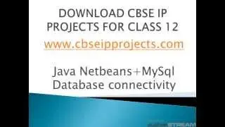 Download CBSE Informatics Practices IP projects for class 12