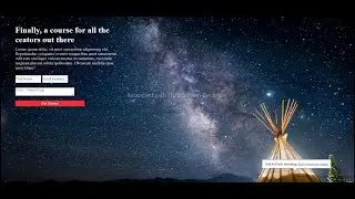 How to Create a Beautiful Started Template using HTML and CSS step by step