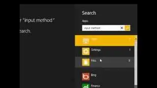 How to change keyboard setting in Windows 8