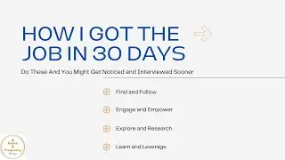 How To Get A Job On LinkedIn in 30 Days