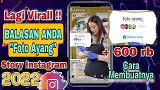 Cara Membuat Story Balasan Anda Foto Ayang Yang Lagi Viral Di Instagram | Trik Instagram