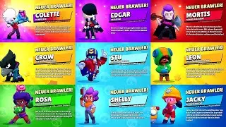 UNLOCKING ANIMATION OF ALL 48 BRAWLERS | BRAWL STAR| WITH SEASON LATEST SKINS.