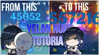 Genshin Impact : Yelan Nuke Damage Showcase Tips F2P