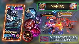 ROGER BEST BUILD AND EMBLEM 2021 NEW UPDATE | AUTO MANIAC | TOP GLOBAL ROGER | MLBB