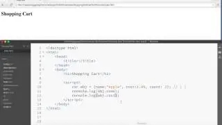 2 Shopping Cart Intro Object Basics