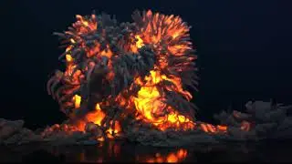 Colorful Smoke & Fire Explosion Logo