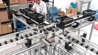 Automation Conveyor with Turntable Demo