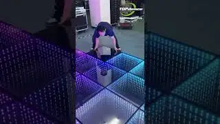 Quick installation of led dance floor 