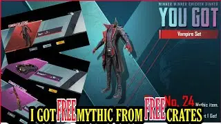 USE THIS SIMPLE TRICK TO GET FREE MYTHIC SET FROM FREE CRATES 30 crates| BGMI TAMIL | VK TAMIL GAMER