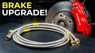 How to install steel braided brake hoses