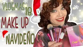 🎄VLOGMAS 18🎅 MAKEUP NAVIDEÑO 💄 tonos verdes 2020