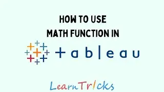 How To Use Math Functions In Tableau | How To Use Calculated Fields In Tableau