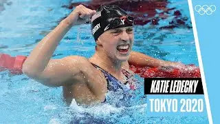 🇺🇸 Katie Ledecky at Tokyo 2020 🏊‍♀️  | Athlete Highlights