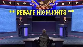 ** BEST DEBATE HIGHLIGHTS ** Trump ROASTS Biden (and Chris Wallace)