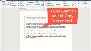 Simply Drag Text in word and Paste it where you want