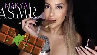 MAKYAJIMI YAPARKEN SOHBET EDİYORUZ DUBAİ ÇİKOLATASI KARŞILAŞTIRMA 🍫💄 TÜRKÇE ASMR