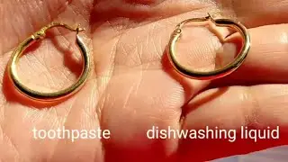 Cleaning Gold Jewelry at Home | Toothpaste Vs Dishwashing Liquid