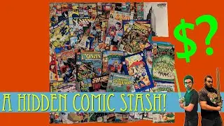 We found a stash of 30 year old comic books!