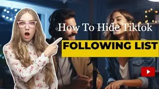 how to hide tiktok following list |hide tiktok following list| tiktok following hide 2023(