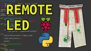 Remote LED Control With Raspberry Pi, Python gpiozero/pigpiod (MCP3002 ADC + Potentiometer + Button)