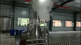 Professional equipment to distill rose essential oil
